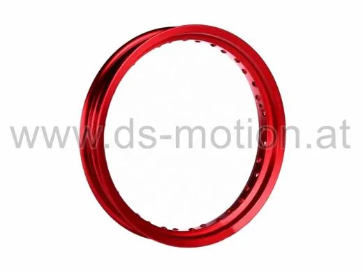 Felge 17x 2,50, Alu rot, 36 Speichen