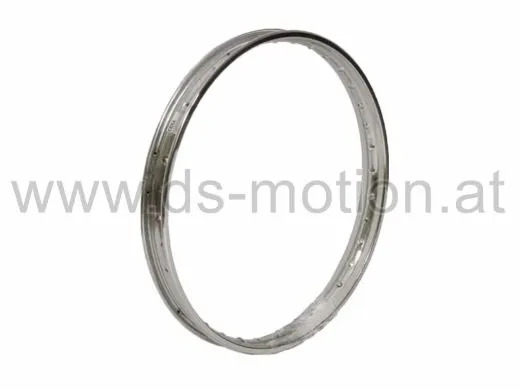Felge 21x1,60, Stahl silber, 36 Speichen, Enduro vorne