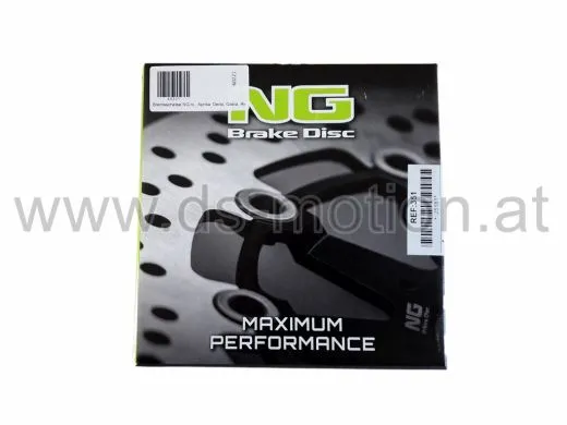 Bremsscheibe AD=180 mm, ID=62 mm, 3 Loch, NG 351 hinten, Aprilia RX, SX, Derbi Senda R, SM, Gilera RCR, SMT, Motorhispania Furia, Peugeot XP6, Rieju MRT