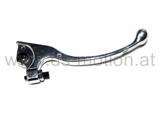Bremshebel silber, kurze Ausführung, Derbi Senda R,SM DRD Pro 2006-, Motorhispania RX, RYZ Pro Racing, Rieju RRX, Spike, Tango, MRT
