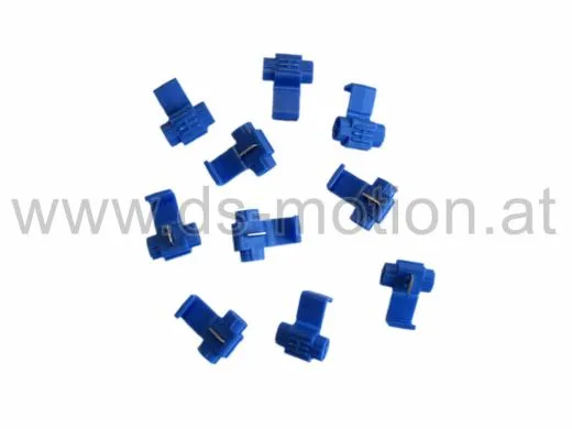 Abzweigverbinder blau, 10 Stück