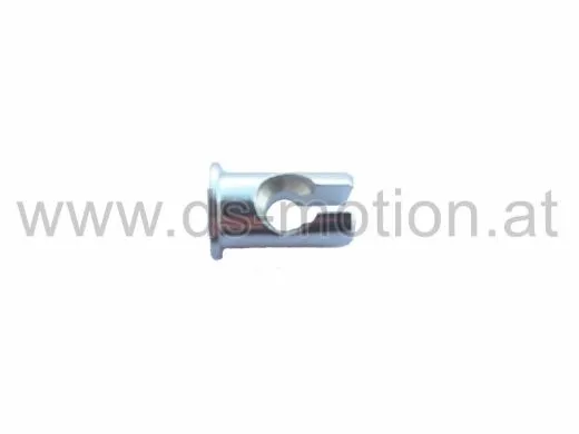 Quernippel, Ø 8 mm, L 14,9 mm, Schlitz 2,6 mm