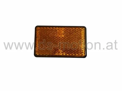 Seitenstrahler orange, 64,5x39 mm, selbstklebend