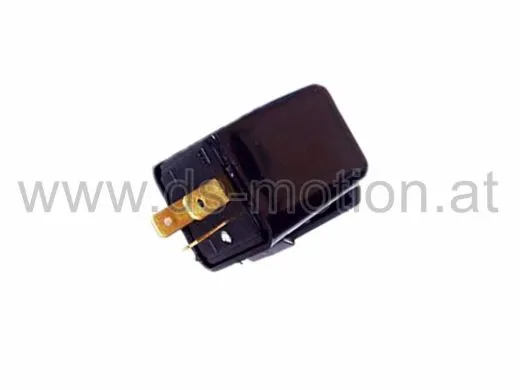 Blinkerrelais 3 polig, 12V, 10+10+3,4 W, eckig, schwarz, OEM, Rieju MRT, MRX, RR, RRX, SMX, Spike, Tango