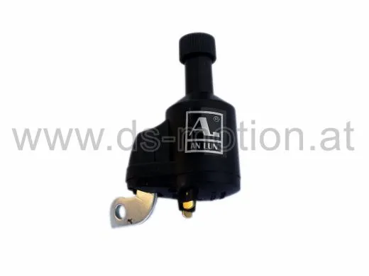 Dynamo rechts, 2 Druckanschlüsse, Überspannungsschutz, 6V 3W, schwarz, mit Prüfnummer