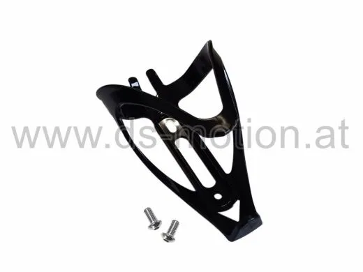 Flaschenhalter schwarz, WTP, geschlossene, sehr leichte Ausführung