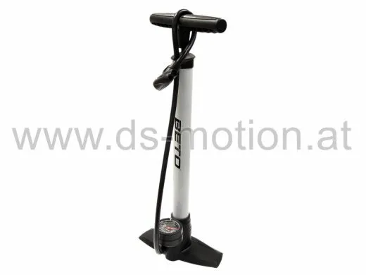 Standluftpumpe, Beto Stahl, 11 bar, Doppelkopf mit Kipphebel