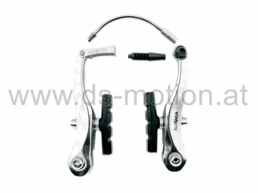 V-Bremse silber, Aluminium, Set