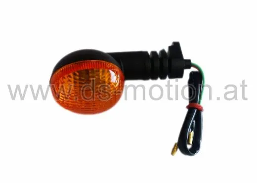 Blinker oval, orange, vorne rechts, hinten links, Benelli, Daelim, Gas Gas, Husqvarna, Malaguti, Motorhispania, Peugeot, Rieju, Sachs, Sherco, Tomos, Yamaha