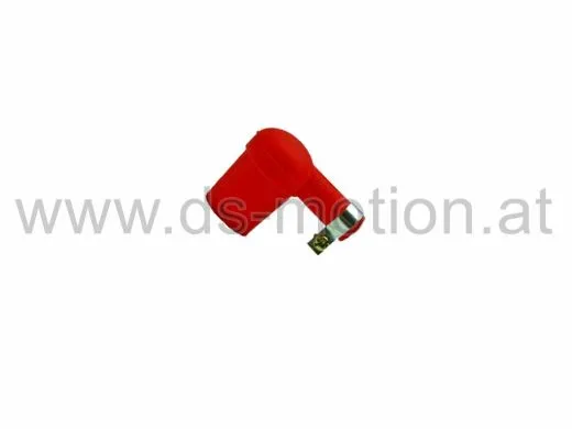 Kerzenstecker Gummi Silikon rot, ideal auch für Rasenmäher