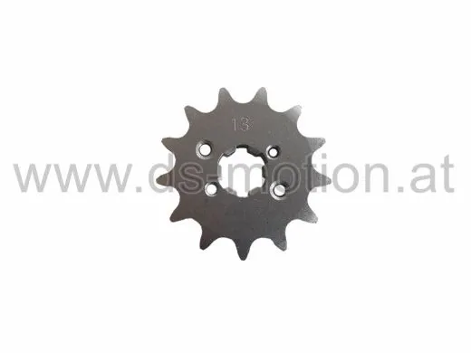 Ritzel 13 Zähne Derbi Senda -2005, Motor EBE050, Senda 2006-, Motor D50B, Aprilia RS 2006-, RX/SX 2006-, RS4, Gilera RCR 2006-, SMT 2006-