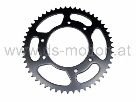 Kettenrad 58 Zähne, 6 Loch, 105 mm innen, Aprilia RX 2006-, SX 2006-2010, Derbi Senda R, SM 2000-, R X-Treme -2010, Gilera RCR, SMT -2010, Malaguti XSM, XTM, MBK X-Lim., MH Furia, RYZ, Peugeot XPS, XP6, Rieju MRT, MRX, SMX, Tango, RS3, Yamaha DT