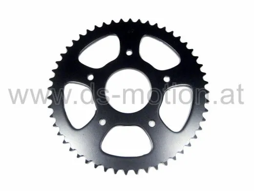 Kettenrad 52 Zähne, 5 Loch, 62 mm innen, Motorhispania RX 50 R 2008-, RYZ SM PRO, URBAN, Peugeot XR 7, Rieju MRX 2008-, RRX 2006-, Spike X 2006-, Tango 2007-