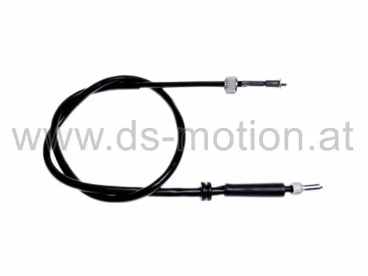 Tachowelle Derbi Boulevard 50/125, Piaggio Fly 50/125, Skipper 125, Lg.: 1030/1003 mm, oben geschraubt M16x1, unten geschraubt M10x1