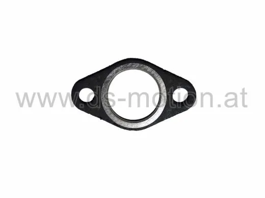 Auspuffdichtung mit Metallring verstärkt, universal, klein, Puch 50 ccm DS, MS, MV, VZ, Maxi, Tomos
