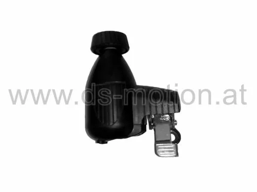 Dynamo links, Mega Light, 4 Steckanschlüsse, Überspannungsschutz, 6V 3W, schwarz, mit Prüfnummer