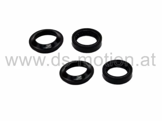 Gabelsimmerringkit 30x40,5x10,5, mit Staubkappen, MBK, Suzuki, Yamaha Scooter und Motorräder