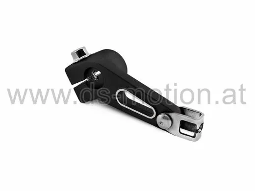 Kupplungshebel am Motor, Aluminium, schwarz, D50B, EBE050, Aprilia RS, RS4, RX, SX, Derbi GPR, Senda R, SM, Gilera GSM, H@K, RCR, SMT