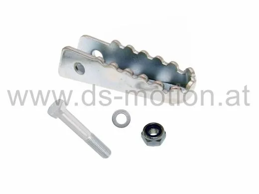 Fußraster komplett, hinten, rechts, Aprilia RX, SX, Derbi Senda R, SM, Gilera RCR, SMT