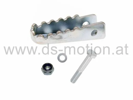 Fußraster komplett, hinten, links, Aprilia RX, SX, Derbi Senda R, SM, Gilera RCR, SMT