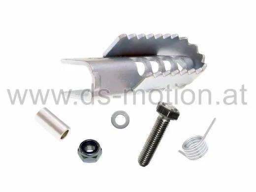 Fußraster komplett, vorne, rechts, Aprilia RX, SX, Derbi Senda R, SM, Gilera RCR, SMT