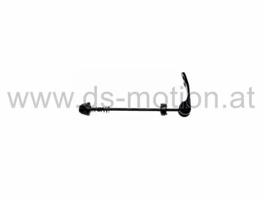 Schnellspanner vorne, 100 mm Einbaumaß, schwarz, Aluminiumhebel