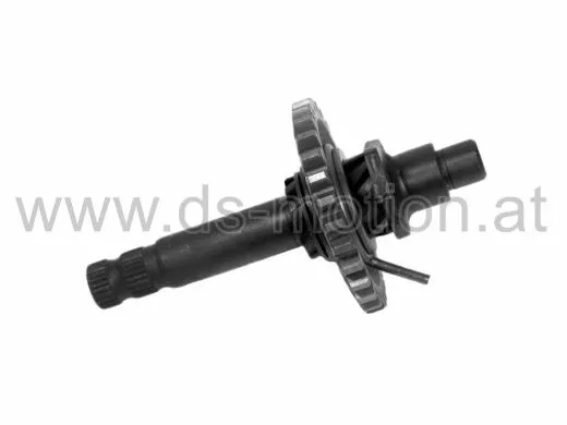 Kickstarterwelle komplett, D50B, EBE050, OEM, Aprilia, Bultaco, Derbi, Gilera