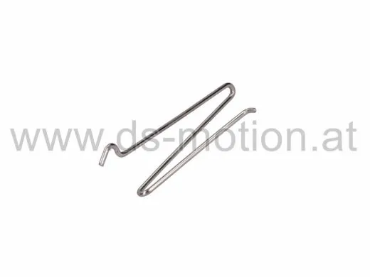 Feder für Bremsklötze 60100, Aprilia RS, RX, SX, Beeline SM, SX, Beta RR, CPI SM, SX, Derbi GPR, Senda R, SM, Gilera RCR, SMT, HRD, Italjet, Malaguti, MBK X-Limit, MH Furia, RYZ, Peugeot (AJP-Bremse), Piaggio, Rieju RR, RRX, MRX, SMX, Spike, Yamaha
