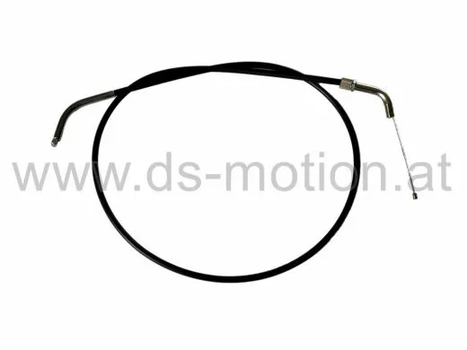 Gassseil Puch DS 50, DS 60, MS 50, oben Quernippel mit Rohrbogen für ZKW Griff , Magura neuere Ausführung