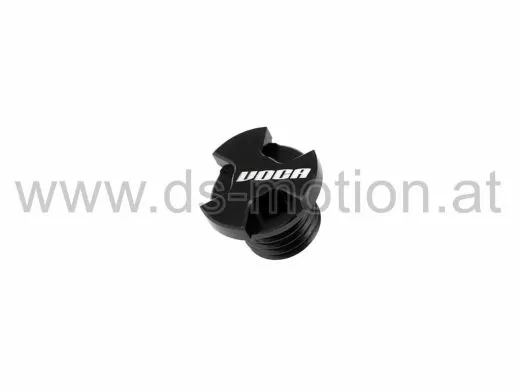 Öleinfüllschraube Voca Racing, schwarz, für D50B, EBE050, Aprilia, Bultaco, Cagiva, Derbi, Gilera, Piaggio