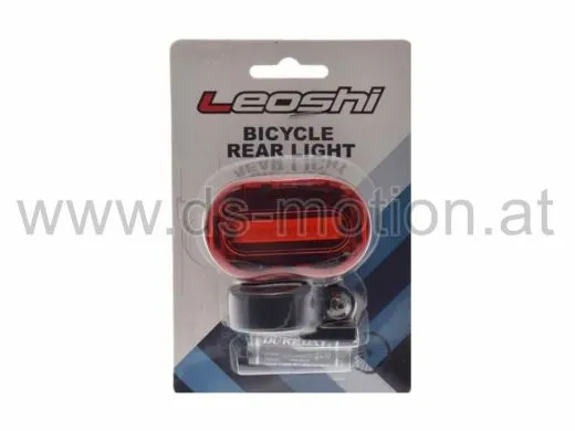 Rücklicht LED, Batteriebetrieb, Sattelstützenmontage, 2 Funktionen