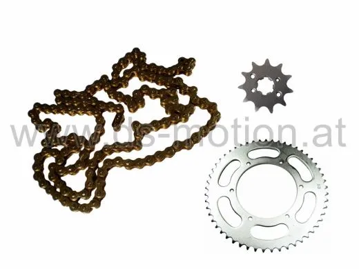 Antriebssatz 11/53, GOLD-EDITION, Aprilia RS 2006-, SX 2012-, RS 4, Derbi Senda DRD EVO 2008-, SM DRD 2012-, Derbi GPR 2006-, Gilera SMT 2011-