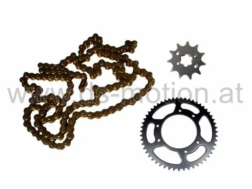 Antriebssatz 11/53, GOLD-EDITION, Aprilia RX 2011-, SX 2011, Derbi Senda R, SM DRD Pro 2004-, Racing 2004-, Senda R X-Treme 2011-, Gilera RCR 2011-