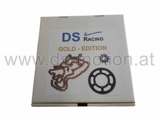 Antriebssatz 11/59, GOLD-EDITION, Aprilia SX 50 E4 2018-, SX 50 Factory E4 2018-, Derbi Senda SM 50 Limited 2018-, SM 50 Racing 2018-, SM 50 X-Treme 2018-