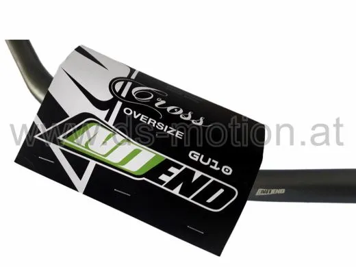 Lenker titanfärbig / grau, matt, Alu, 28,6 mm, Enduro, Supermoto