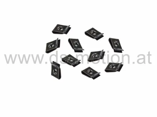 Blechmuttern für Blechschrauben D=4,2 mm, 10 Stück