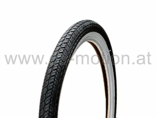 Reifen 2 1/4 x 19, 2,25 x 19, entspricht auch 23 x 2,25, Weißwand M853, 2PR, TT