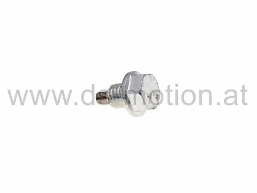 Ölablassschraube mit Magnet, D50B, EBE050, OEM, unten, Aprilia, Bultaco, Cagiva, Derbi, Gilera, Piaggio