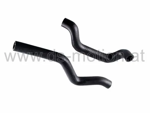 Kühlschläuche DS Racing, schwarz, für Beta RR, Rieju MRT, Sherco aus Silikon, verstärkt