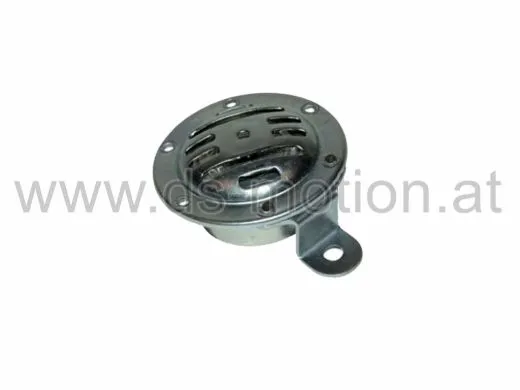 Hupe 6V, Wechselstrom, silber, Schnarre