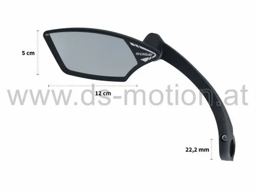 Spiegel Luxe E-Bike, Fahrrad, mit Klemme, links