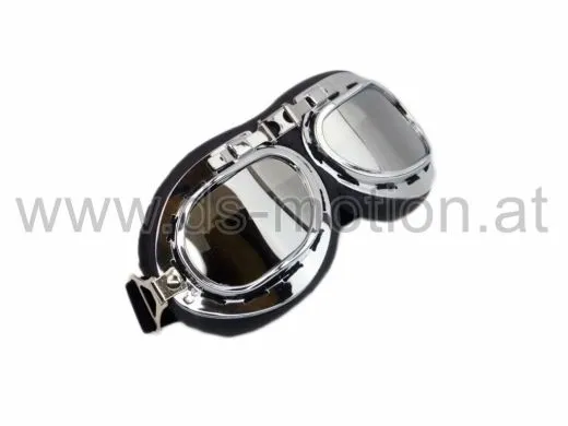 Brille Classic schwarz / chrom