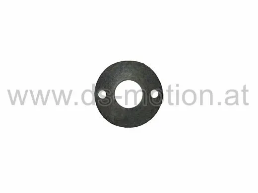 Auspuffdichtung 2-Loch, innen 23 mm, Lochabstand 43 mm, Schraubenloch 7 mm