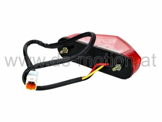 Rücklicht rot mit LED, universal, OE für Beta RR 2021-, Systemstecker 3 polig