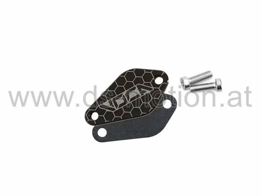 Ölpumpenabdeckung Voca universal, schwarz, AM6, EBE050, D50B, Aprilia, Beeline, Beta, CPI, Derbi, Explorer, Generic, Gilera, HRD, Keeway, KSR Moto, Malaguti, MBK, Motorhispania, Peugeot, Ride, Rieju, Yamaha