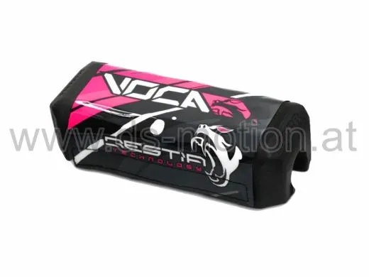 Lenkerpolster Bestia für 28 mm Lenker ohne Verstärkungsstrebe schwarz/pink