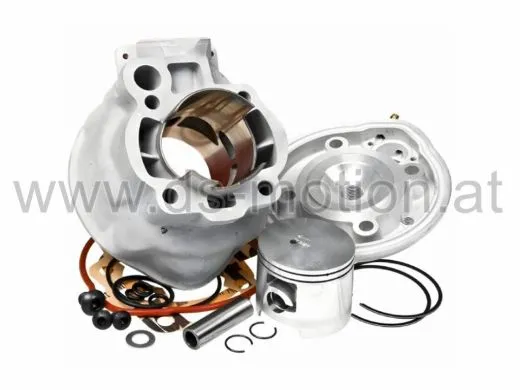 Zylinder AM6, 80 ccm, Alu Racing Sport mit Kopf, Airsal, Aprilia RX -2005, RS -2005, MX, Tuono, Beta, Generic Trigger, HRD, Malaguti, MBK, Motorhispania, Peugeot, Ride, Rieju, Yamaha