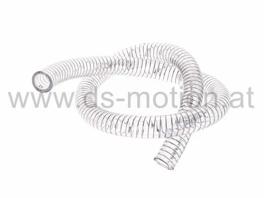 Kühlerschlauch transparent für Minarelli AM6 / Derbi EBE, D50B High Quality 19x26 mm, 1m