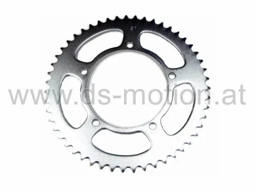 Kettenrad 51 Zähne, 5 Loch, 105 mm innen, Aprilia RX, MX -2005, Explorer Sniper, Generic Trigger SM, X, Keeway TX, X-Ray, KSR Moto TR, Ride MRS, MRX, Thorn