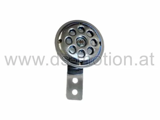 Hupe 12V, 1,5 A, 100 dB, Gleichstrom, silber